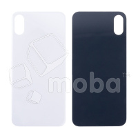 Задняя крышка для iPhone X Белый (стекло, широкий вырез под камеру, логотип) - Премиум купить по цене производителя Вологда | Moba
