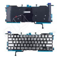 Подсветка клавиатуры для ноутбука MacBook Pro M1 13"/M2 13" A2338 (2020-2022, прямой Enter RU) Черный