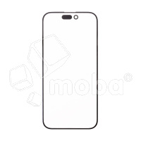 Стекло для переклейки iPhone 15 Pro Max в сборе с OCA пленкой Черный - OR (Feaglet)