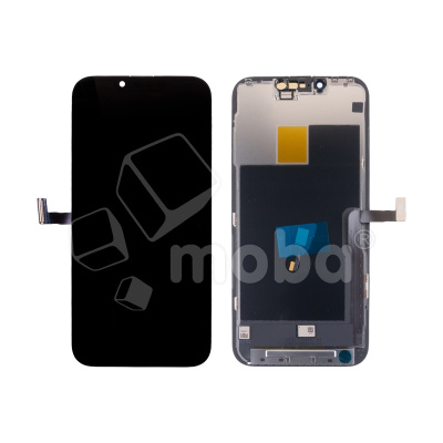 Дисплей для iPhone 13 Pro (A2640) в сборе с тачскрином Черный - (Hard OLED) Стандарт