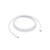 Кабель Type-C - Type-C для iPhone 15/15 Plus/15 Pro/15 Pro Max/16/16 Plus/16 Pro/16 Pro Max (60W, PD, оплетка нейлон, тех.упак.) Белый