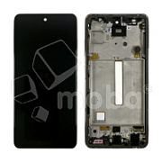 Дисплей для Samsung Galaxy A52/A52 5G/A52s 5G (A525F/A526B/A528B) модуль с рамкой Черный - OR Ref. (SP)