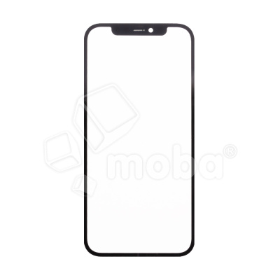 Стекло для переклейки iPhone 12/12 Pro (A2403/A2407) с OCA пленкой Черный - OR (Feaglet)