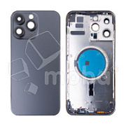 Корпус для iPhone 14 Pro Max (A2895) (1 Sim) Черный - Премиум