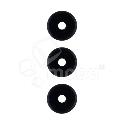 Стекло камеры для Realme C61/C63 4G (RMX3930/RMX3939) (комплект 3 шт.) Черный