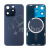Задняя крышка для iPhone 15 Pro (A3102) в сборе со стеклом камеры Синий (стекло, монолит, MagSafe, логотип) - Премиум