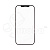 Стекло для переклейки iPhone 12 Pro Max в сборе с OCA пленкой Черный - OR (Mitsubishi)