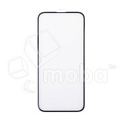 Защитное стекло "Премиум" для iPhone 15 Pro Черный (Закалённое+, полное покрытие)