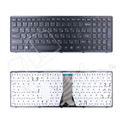 Клавиатура для ноутбука Lenovo IdeaPad Flex 15/G500S/G505A/G505G/G505S/S500/S510/S510p/Z510 (с рамкой) Черный