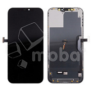 Дисплей для iPhone 12 Pro Max (A2411) в сборе с тачскрином Черный - (Hard OLED) Стандарт