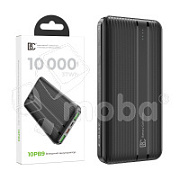 Внешний Аккумулятор (Power Bank) BC 10PB9 10000 mAh (20W, QC3.0, PD, 2USB, MicroUSB, Type-C, LED индикатор) Черный