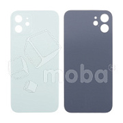 Задняя крышка для iPhone 12 (A2403) Зеленый (стекло, узкий вырез под камеру, логотип) - Премиум